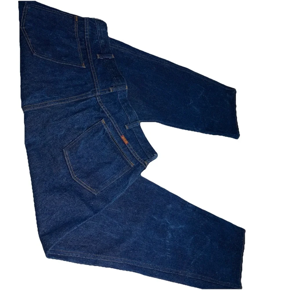 vintage‎ Rustler mens dark blue jeans 36x30 Cowboy Rodeo Western